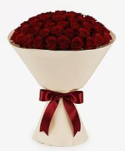 Букет 101 Бордовая роза Блэк Бакарра в Прикумском