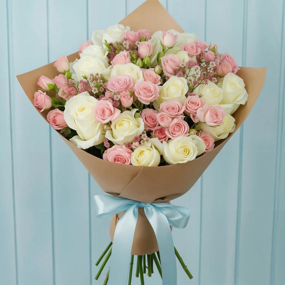 Букет цветов из: Розы в Прикумском