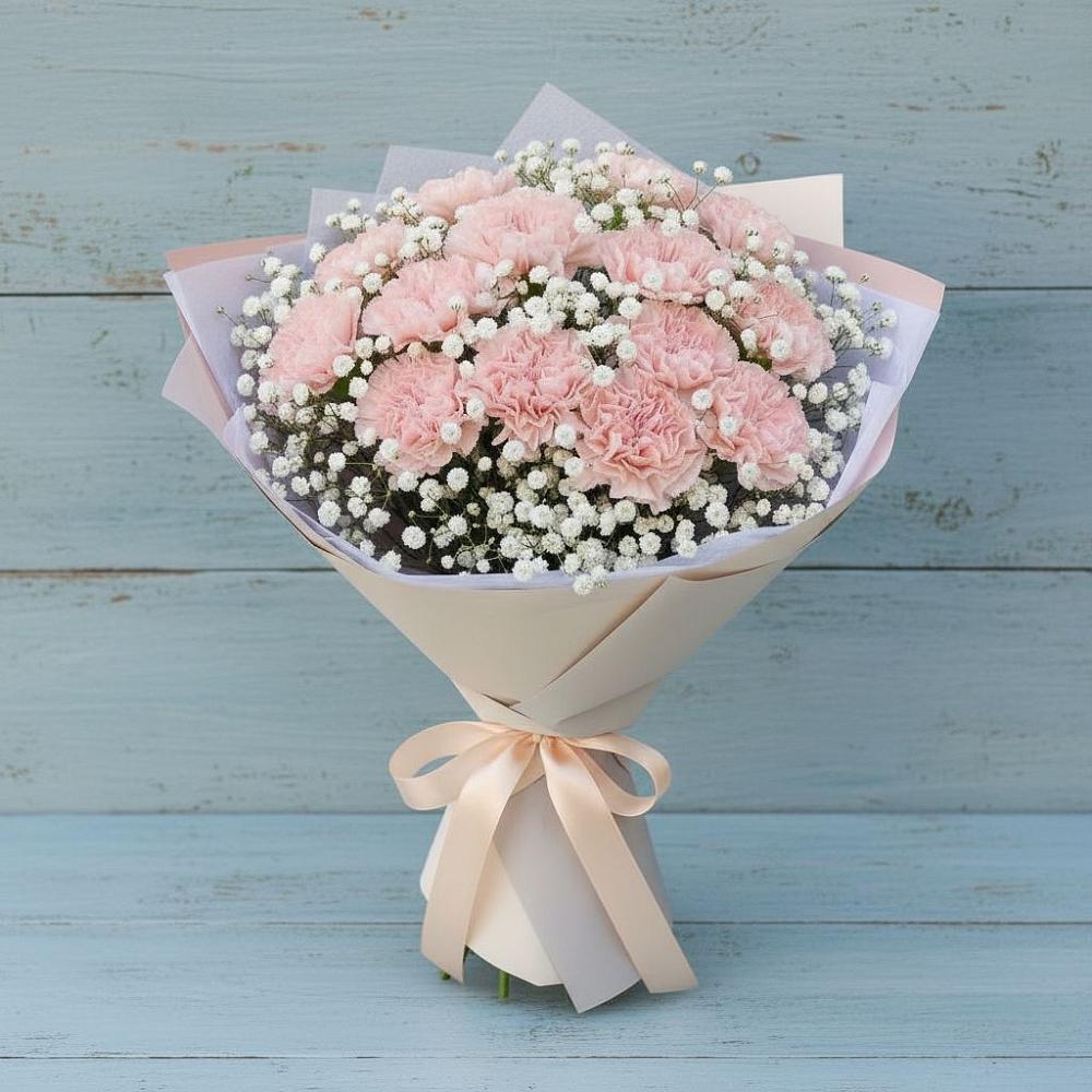 Букет цветов из: Гвоздики в Прикумском