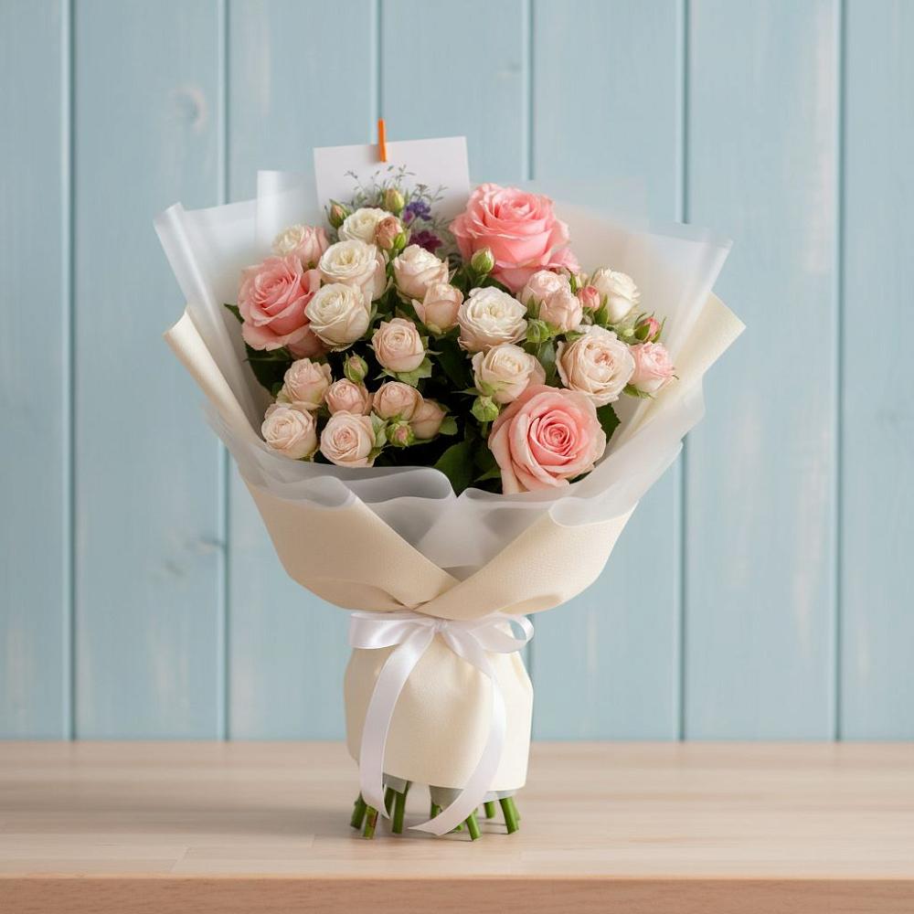 Букет цветов из: Розы в Прикумском