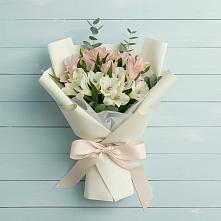 Букет цветов из:  Альстромерии в Прикумском