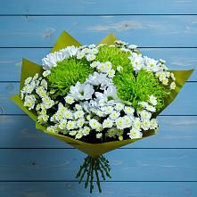 Букет цветов из:  Хризантемы #REPLACE_PRED# Прикумском