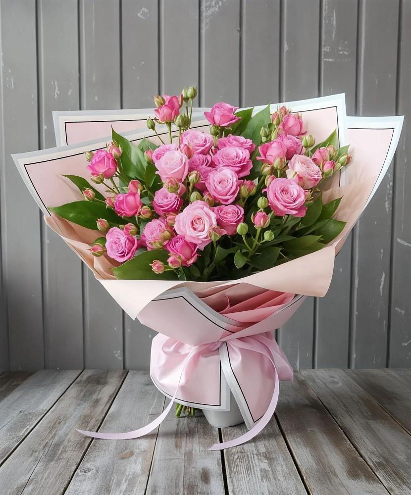 Букет Розовый кустик в Прикумском