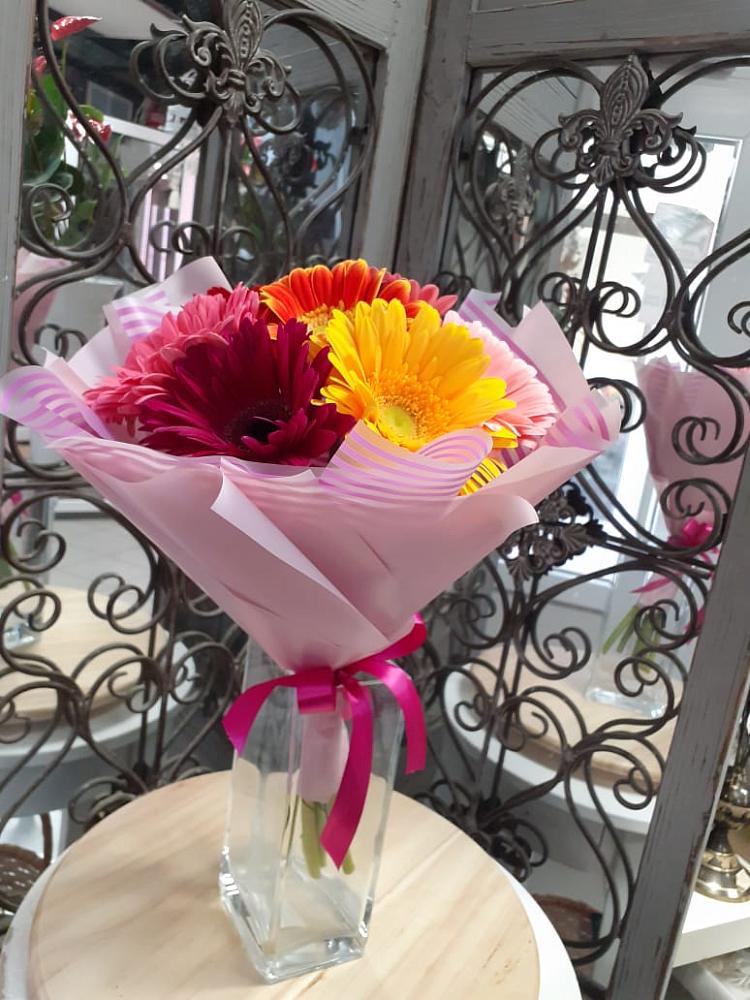 Букет цветов из: Герберы в Прикумском