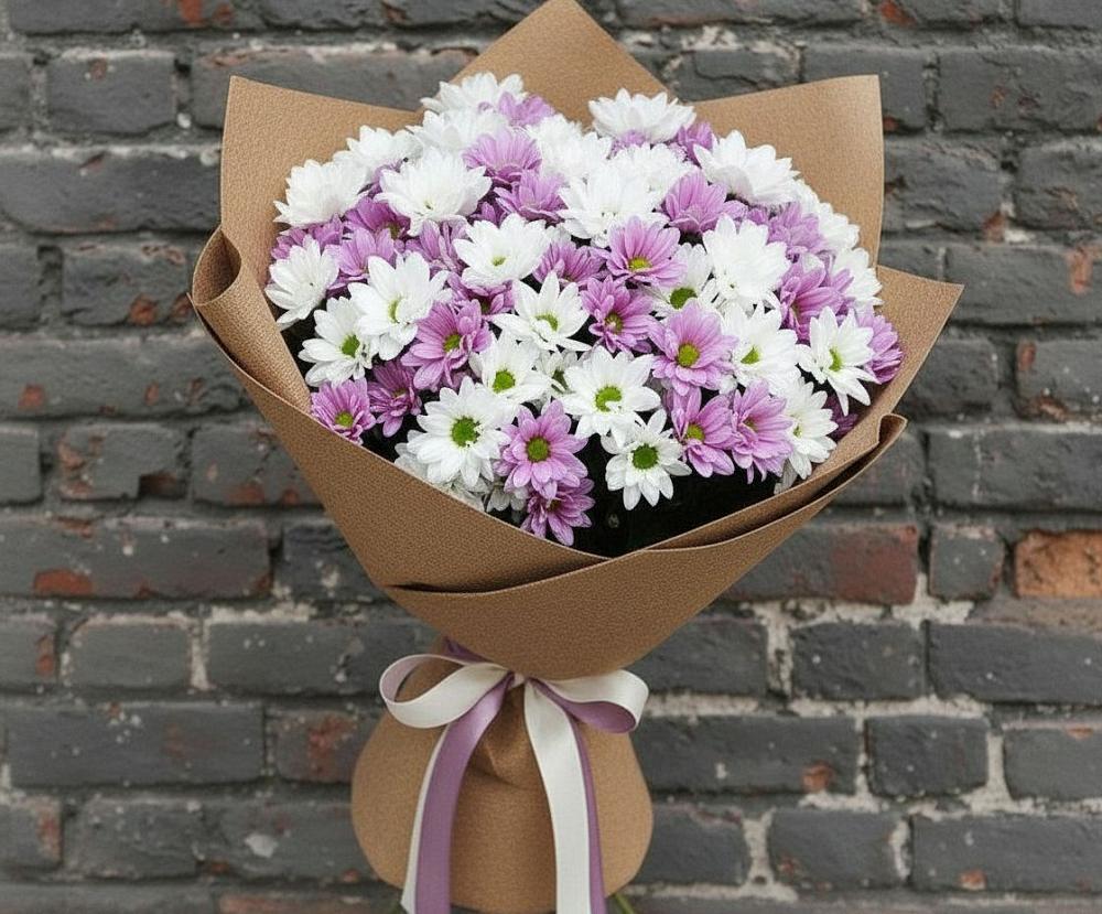 Букет цветов из: Хризантемы в Прикумском