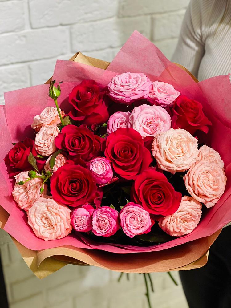 Букет цветов из: Розы в Прикумском