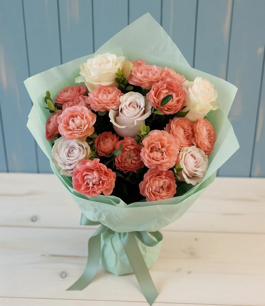 Букет цветов из: Розы в Прикумском