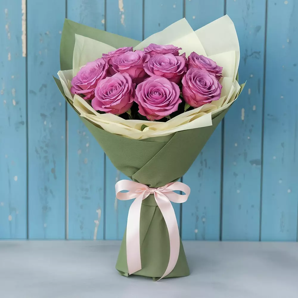 Букет Розы Фёрст Леди в Прикумском