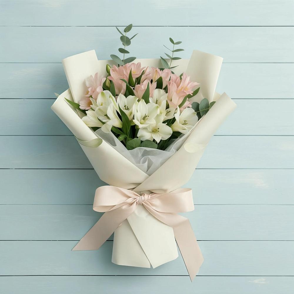 Букет цветов из: Альстромерии в Прикумском