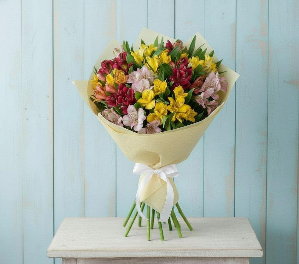 Букет цветов из: Альстромерии в Прикумском