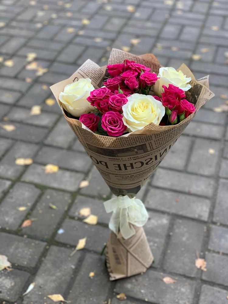 Букет цветов из: Розы в Прикумском