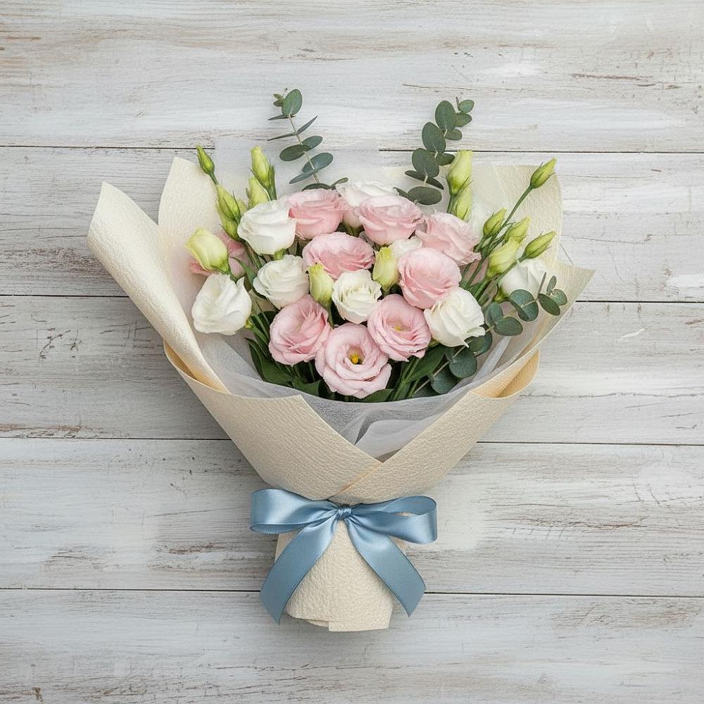 Букет цветов из: Лизиантусы в Прикумском